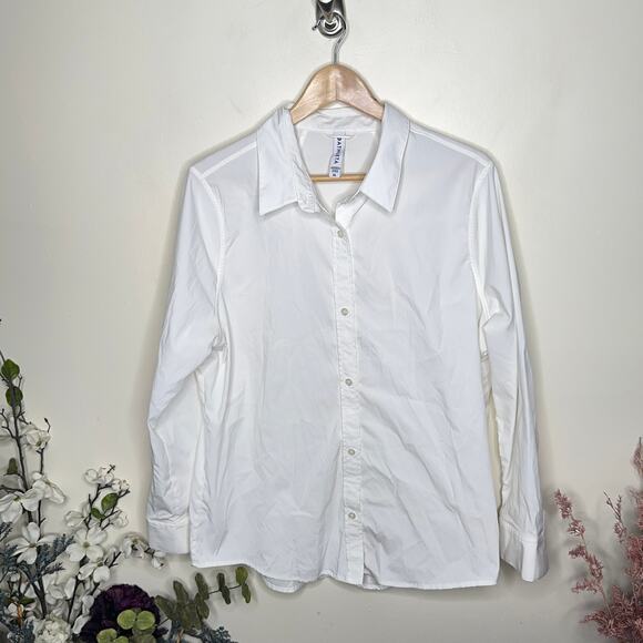 ATHLETA Midtown Shirt Bright White {F1} - Picture 2 of 5